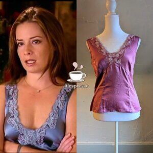 nanette lepore vintage embroidered silk cami ALT ASO piper halliwell charmed (6)